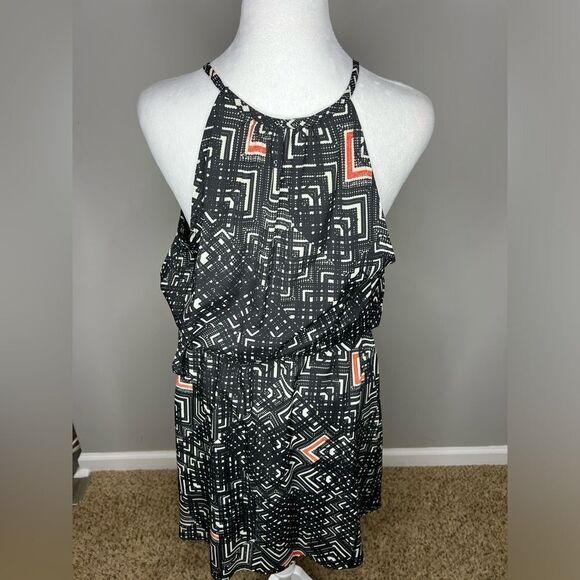 Collective concepts geometric print halter dress - Picture 2 of 3